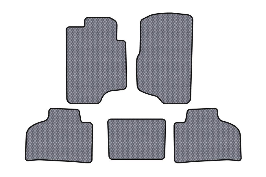 Chevrolet Silverado 2007-2013 Rubber Floor Mats Carsuit (Gray) Image
