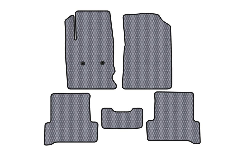 Chevrolet Colorado 2012–2022 2012-2022 Rubber Floor Mats Carsuit (Gray) Image