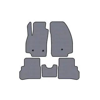Rubber floor mats Carsuit (2018-2023, gray)
