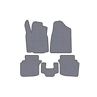 Rubber floor mats Carsuit (2004-2006, gray)