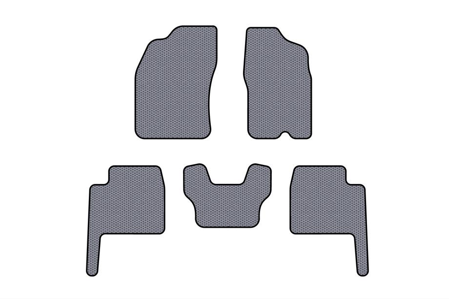 Dodge Durango 2004-2009 Rubber Floor Mats Carsuit (Gray) Image