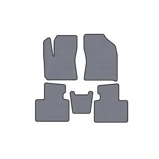 Rubber Floor Mats Carsuit (Gray)