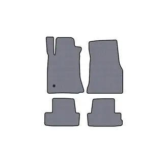 Rubber floor mats Carsuit (2005-2009, GT, Coupe, gray)