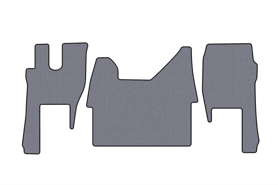 Ford F-MAX 2018-2023 Rubber Floor Mats Carsuit (Gray) Photo 1