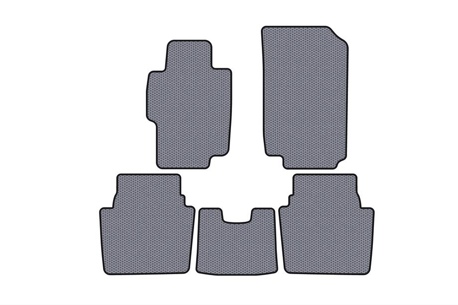 Honda Accord VII 2002-2007 Rubber Floor Mats Carsuit (SD, Gray) Image