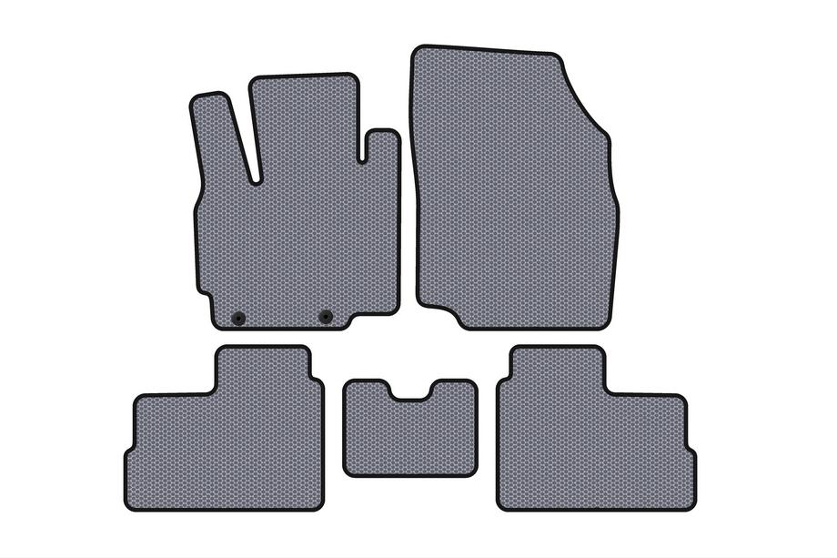 Mitsubishi Space Star/Mirage 2012- Rubber floor mats Carsuit (for Space Star, 2012-2016, HB, gray) Image