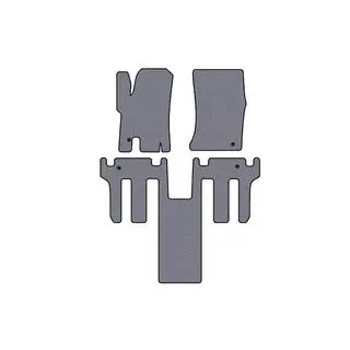 Rubber floor mats Carsuit 2004-2008 (2 rows, gray) photo 1