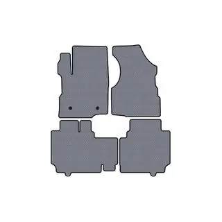 Rubber floor mats Carsuit (2015-2017, gray) photo 1