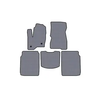 Rubber floor mats Carsuit (2 rows, 2013-2019, gray) photo 1