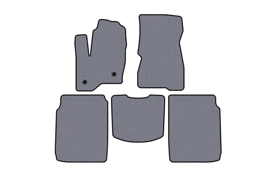 Ford Flex 2009-2019 Rubber floor mats Carsuit (2 rows, 2013-2019, gray) Image