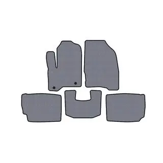 Rubber floor mats Carsuit (2010-2012, gray)