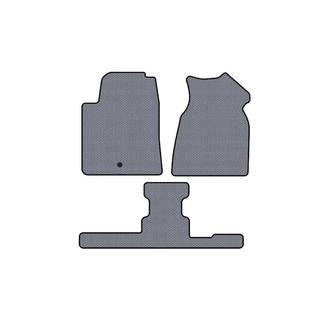 Rubber floor mats Carsuit (1+3 row, 2013-2017, gray) photo 1