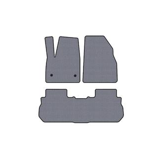 Rubber floor mats Carsuit (2 rows, 2017-2019, gray) GMC Acadia 2017- photo 1