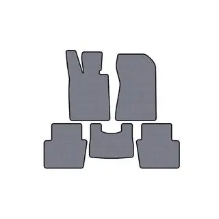 Rubber Floor Mats Carsuit (Gray)