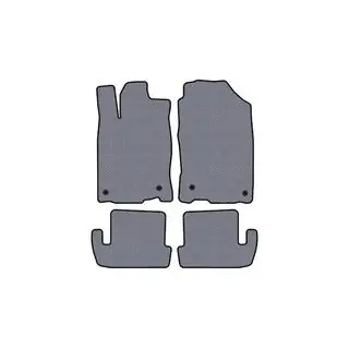 Rubber Floor Mats Carsuit (Gray)