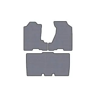 Rubber Floor Mats Carsuit (Gray)