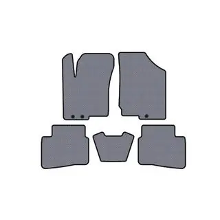 Rubber Floor Mats Carsuit (2008-2012, Gray)