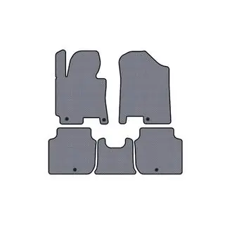 Rubber Floor Mats Carsuit (2012-2016, Gray)