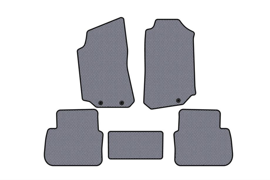 Saab 9-5 1997-2010 Rubber Floor Mats Carsuit (Gray) Image
