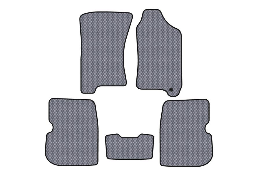 Subaru Forester 1997-2002 Rubber floor mats Carsuit (right-hand drive, grey) Image