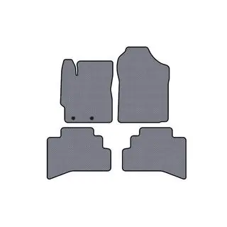 Rubber Floor Mats Carsuit (Gray)