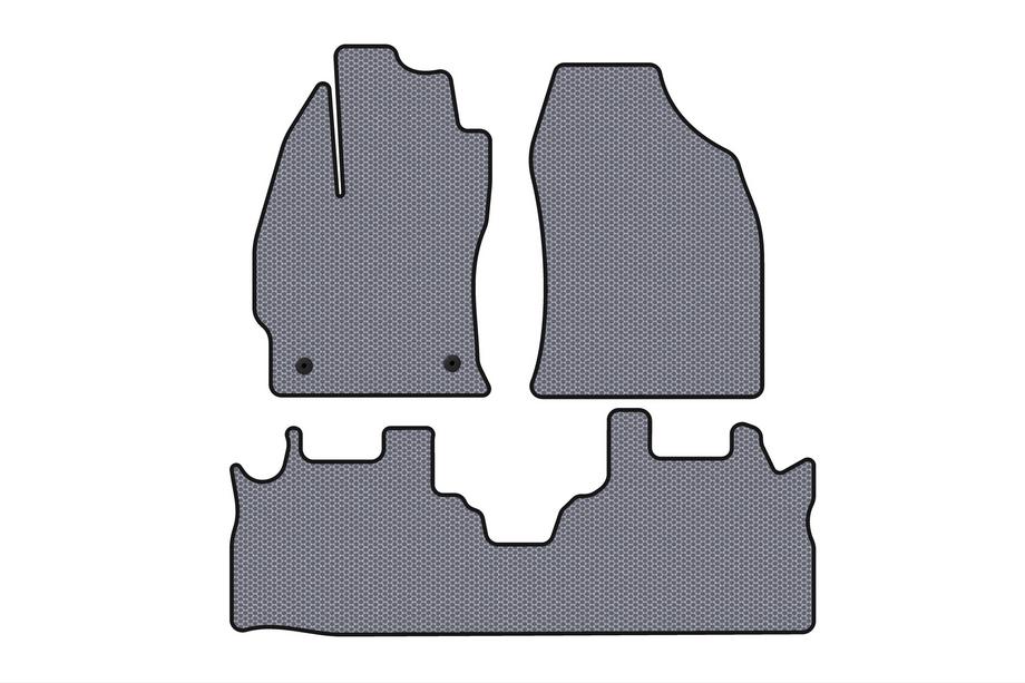 Toyota Prius Rubber Floor Mats Carsuit (2 Rows, Grey) Image