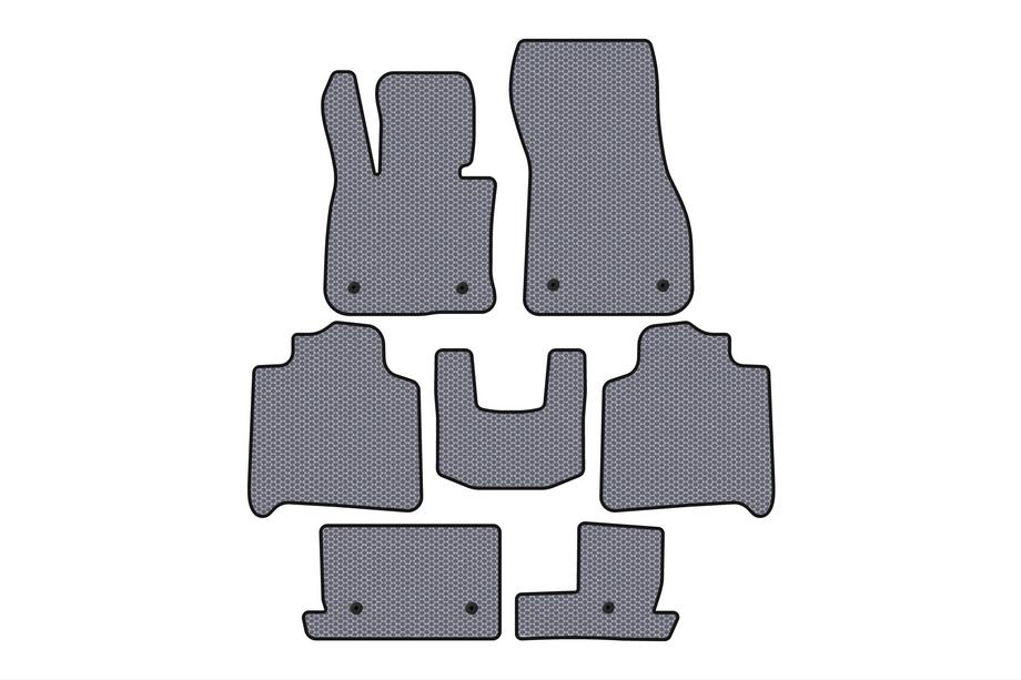 BMW 2 Series Active Tourer F45/F46 2014-2021 Rubber Floor Mats Carsuit (For F46, 3 Rows, Gray) Image