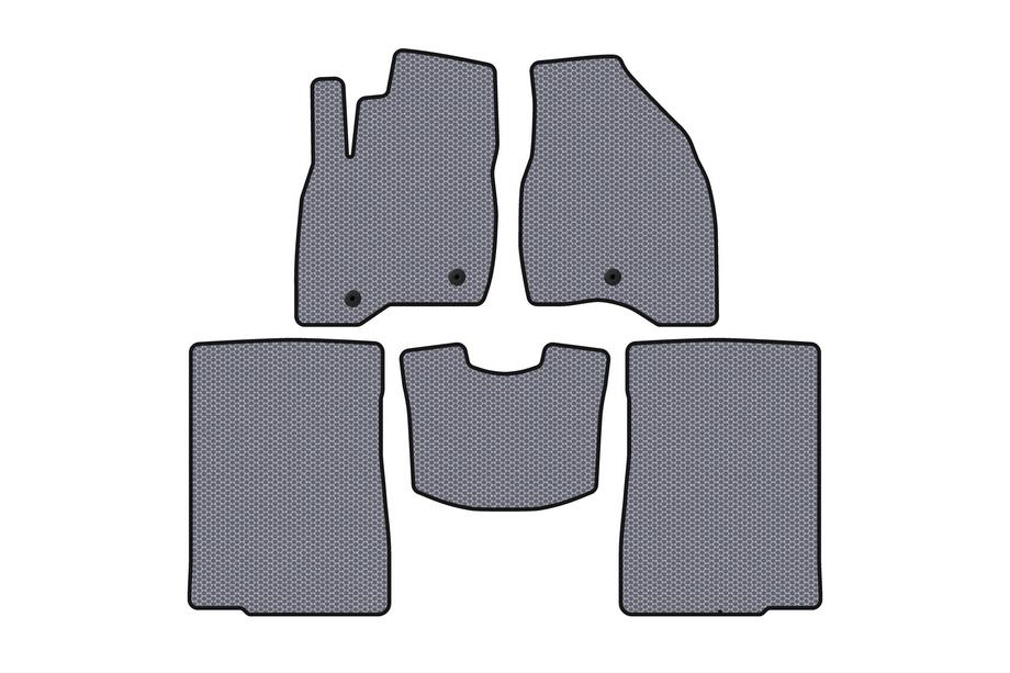 Ford Explorer 2011-2019 Rubber floor mats Carsuit (2015-2017, 2 rows, 7-seater, gray) Image