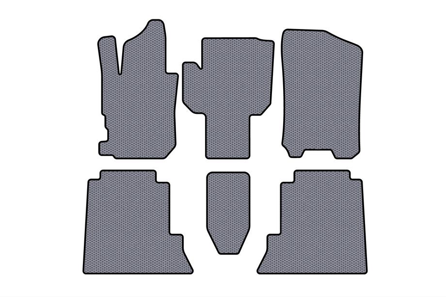 Honda FR-V 2004-2009 Rubber Floor Mats Carsuit (Gray) Image