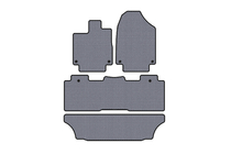 Honda Odyssey 2017– Rubber floor mats Carsuit (3 rows, gray) photo 1