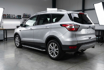 Ford Kuga/Escape 2013-2019 Side Steps Maydos V1 (2 pcs, Aluminum & Stainless Steel) photo 1