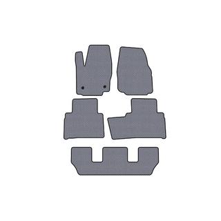 Rubber floor mats Carsuit (3 rows, gray) Ford Galaxy 2007-2015 photo 1