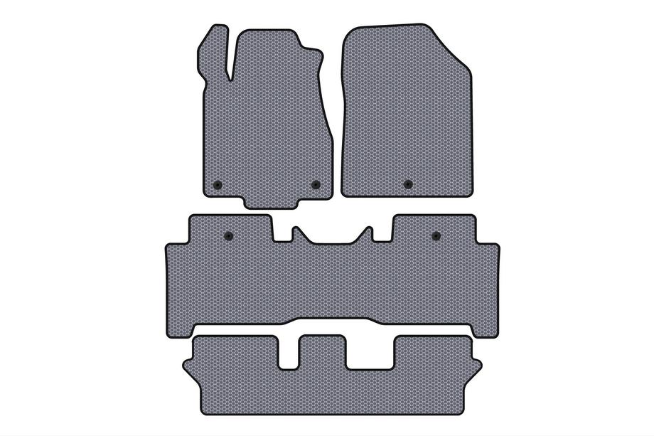 Acura MDX 2007-2013 Rubber floor mats Carsuit (3 rows, gray) Image