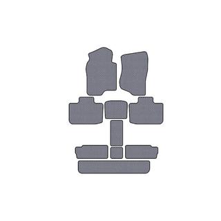 Rubber floor mats Carsuit (3 rows, gray) Cadillac Escalade 2007-2014 photo 1