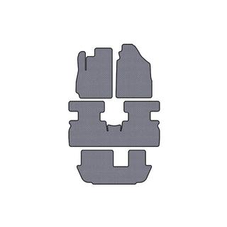 Rubber floor mats Carsuit (3 rows, gray) Jetour X70 2018- photo 1