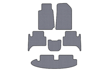Chevrolet Trailblazer 2012-2019 Rubber floor mats Carsuit (3 rows, gray) photo 1