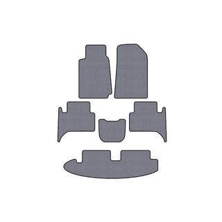 Rubber floor mats Carsuit (3 rows, gray) photo 1