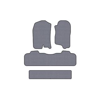 Rubber floor mats Carsuit (3 rows, 2007-2014, gray) photo 1