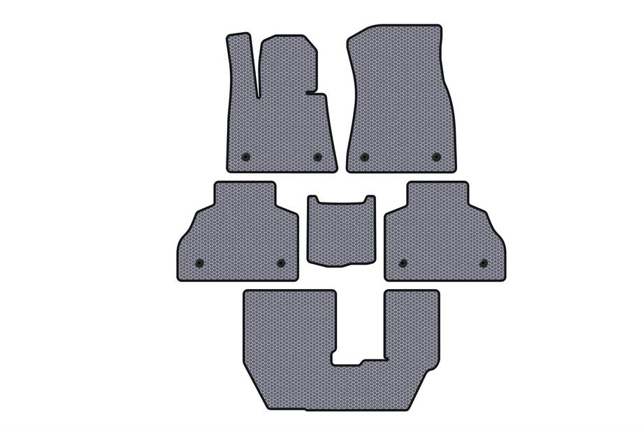 BMW X7 G07 2019- Rubber floor mats Carsuit (3 rows, gray) Image
