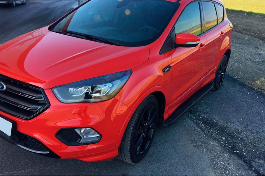 Ford Kuga/Escape 2013-2019 Side Steps Bosphorus Black (2 pcs, Aluminum) Image