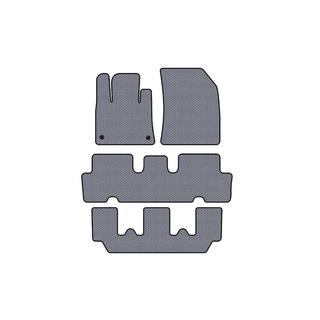 Rubber Floor Mats Carsuit V1 (3 Rows, Gray) Citroen C-4 Picasso 2013–2022 photo 1