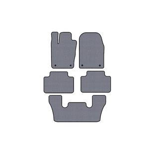 Rubber floor mats Carsuit (3 rows, gray) Dodge Durango 2010- photo 1