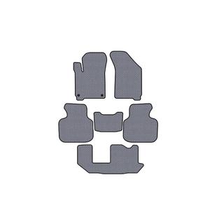 Rubber floor mats Carsuit (2011-2020, 3 rows, 7-seater, grey) photo 1