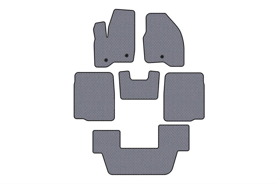 Ford Explorer 2011-2019 Rubber floor mats Carsuit (3 rows, 2011-2015, gray) Image