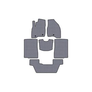 Rubber Floor Mats Carsuit (2015-2017, 3 Rows, 7-Seater, Grey) photo 1