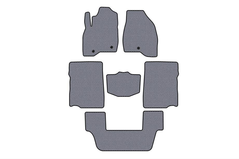 Ford Explorer 2011-2019 Rubber floor mats Carsuit (2017-2019, 3rd row, 7-seater, grey) Image