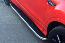Ford Kuga/Escape 2013-2019 Side Steps Tayga Grey (2 pcs, Aluminum) photo 9