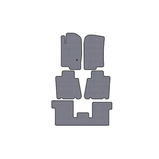 Rubber floor mats Carsuit (3 rows, gray) photo 1