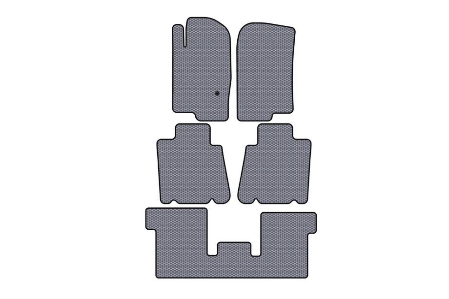 Ford Explorer 2001-2005 Rubber floor mats Carsuit (3 rows, gray) Image