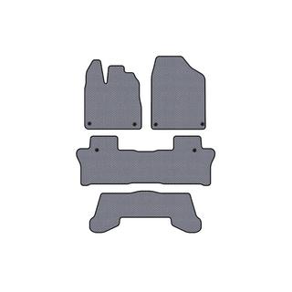 Rubber floor mats Carsuit (3 rows, gray) photo 1